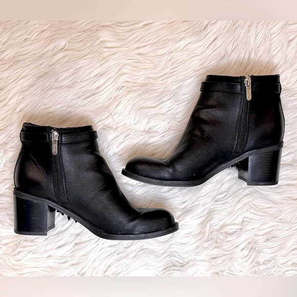 Circus by Sam Edelman Jolie Black Leather Fringe Bootie Size 7.5 - Picture 2 of 8